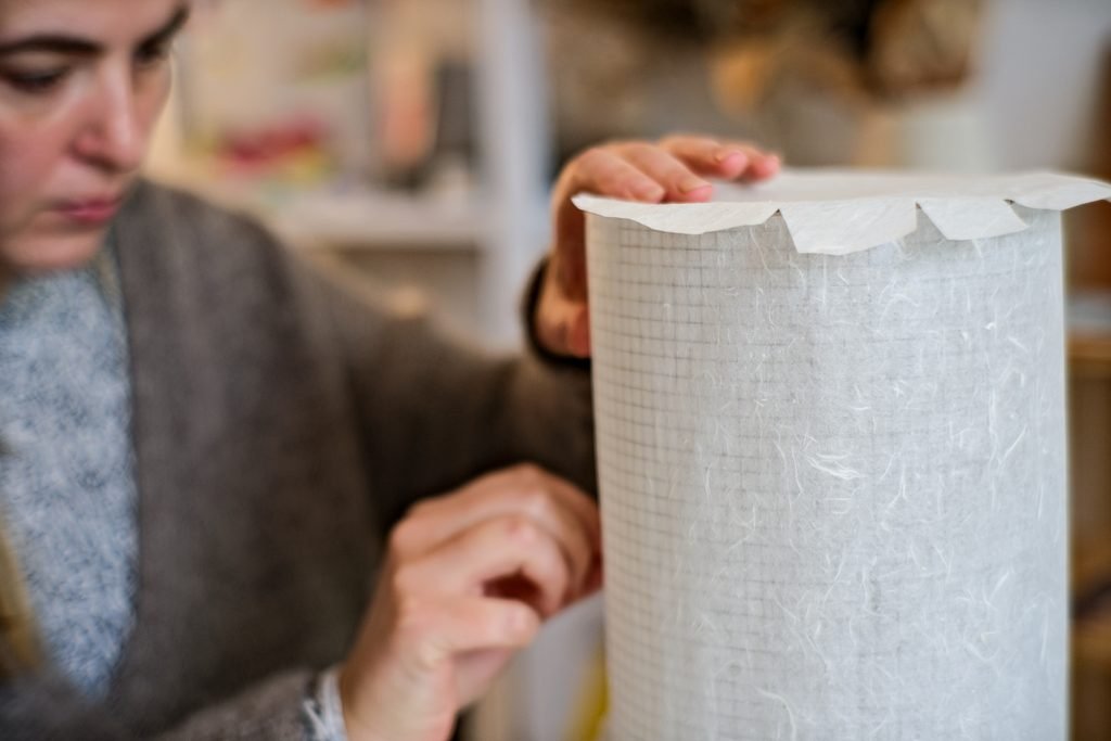 Building a paper lamp
